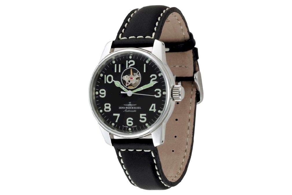 Zeno-Watch Herrenuhr - Classic Open Heart - 6554U-a1