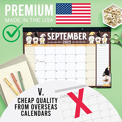 Gnome Teacher Desk Calendar 2023-2024 - Academic Desk Calendar 2023-2024, 2023 Large Desk Calendar School Year 2023-2024, Calender 2023 Desk Calendar July 2023-2024, Desktop Calendar 2023-2024 #TOP3