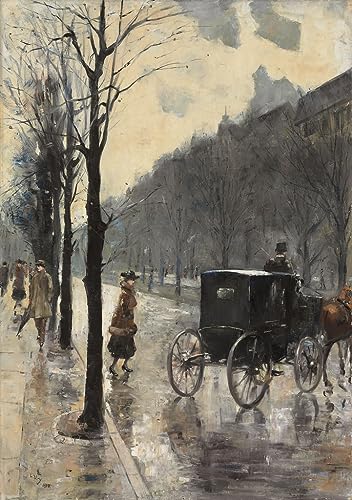 Impression sur toile Lesser Ury tableau haut de gamme peinture 60x90