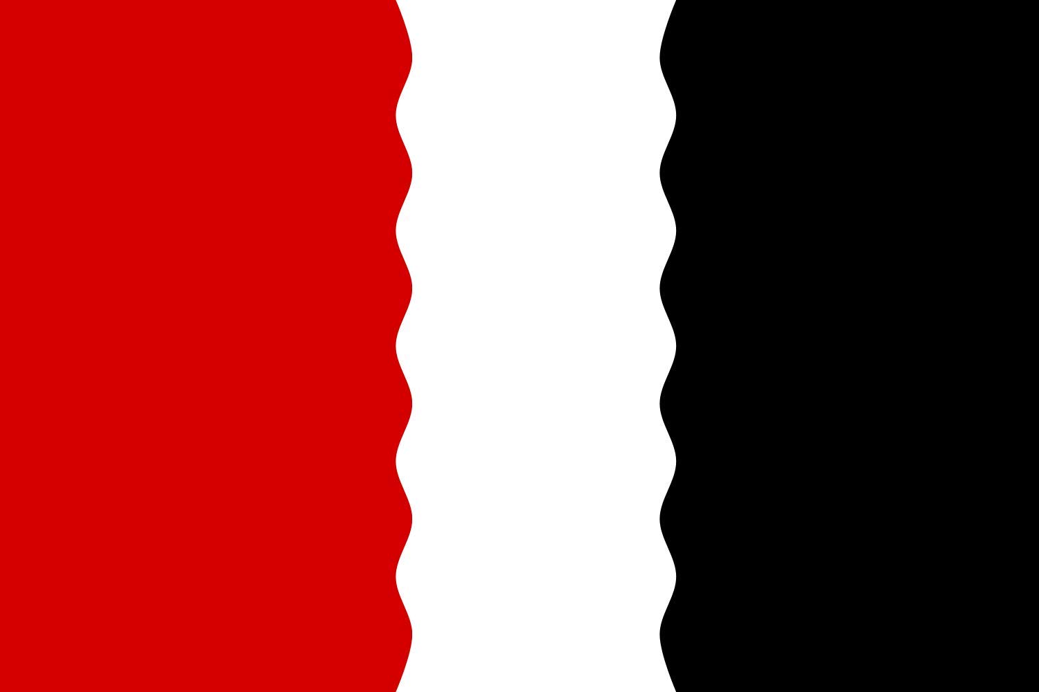 Drapeau de Radvanec grand format en maille robuste pour bâtiments officiels