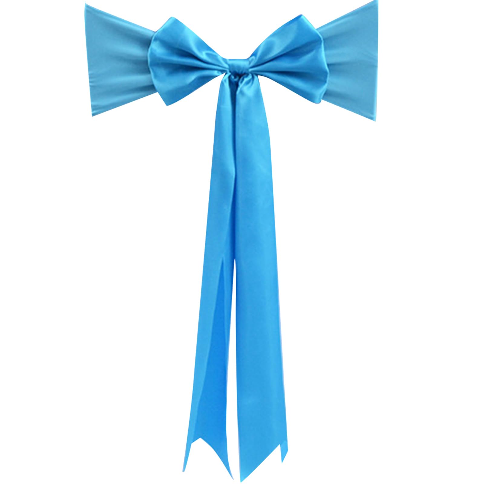 Hsioluted Chair Back Cover Chair Ribbons with Extended Tail Ribbon for Wedding Enhances Event Space Decoration Decorations