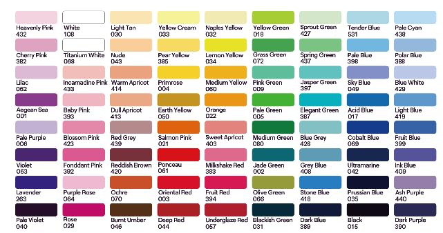 Image of THOOVI - HIMI - Gouache Paint - Twin Cups - 72 Colours - 12g Jelly Cups - Non Toxic Paint for Paper - Canvas and Professionals, Multicolour (Green Apple Case)