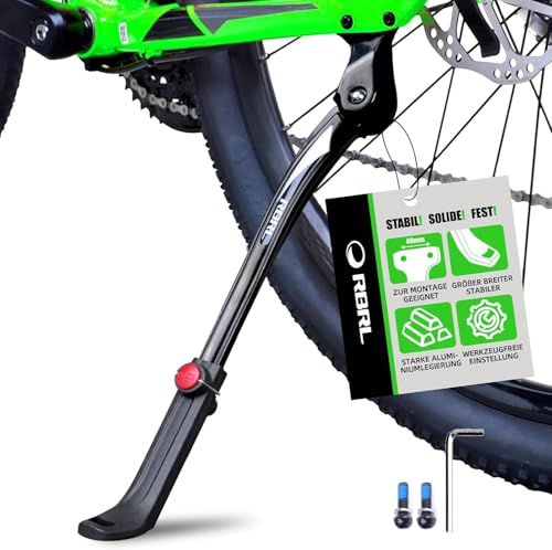 RBRL Fahrradst&auml;nder mit 40 mm Lochabstand, Verstellbarer Fahrrad St&auml;nder aus Aluminiumlegierung, Langlebiger Und Rutschfester, passend f&uuml;r 24-29 Zoll MTB, Ebike,Normal bis 35 kg Belastung