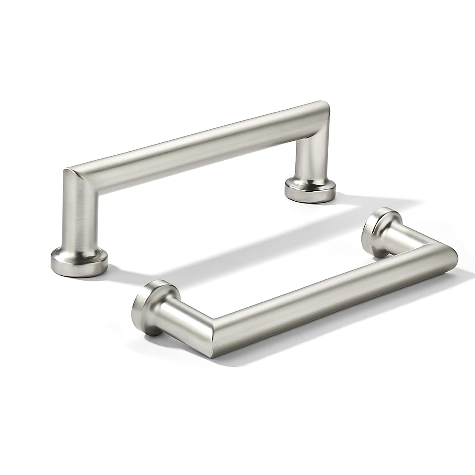 KHTUMEWARE-80348 Brushed Nickel Cabinet Pulls CTC 4 in (102 mm) 10-Pack