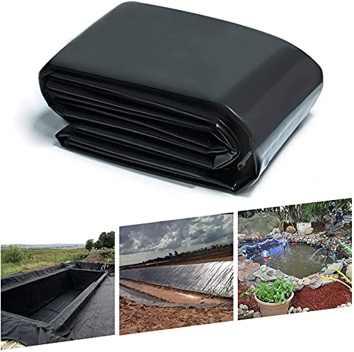 Bâche de bassin anti-fuite 6,5 x 6,5 pi en caoutchouc épais avec sous-couche de protection