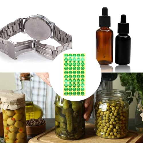 ZAHD 1000 PCS Klebeetiketten QC PASS Mark Qc Passed Aufkleber Rund Selbstklebend Qualitätskontrollaufkleber Runde Etiketten Statusaufkleber Selbstklebend Für Lager Und Versand Für Lager (Grün)