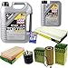 Produktbild QR-PARTS 69346520 Filter Set Inspektionspaket 6 Liter Motoröl Top Tec 4100 5W-40 MANN-FILTER Innenraumfilter Kraftstofffilter Luftfilter Ölfilter