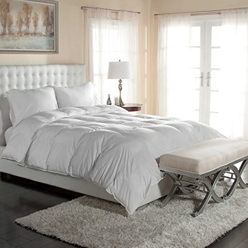 All Season Warmth Down Like Hungarian Comforter 300 Thread Count 100% Egyptian Cotton, Allergy Free. King / California King Comforter