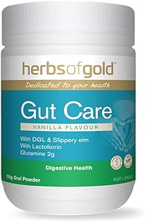 Herbs of Gold Vanilla Flavoured Gut Care Powder 150 g,, Vanilla 150 grams