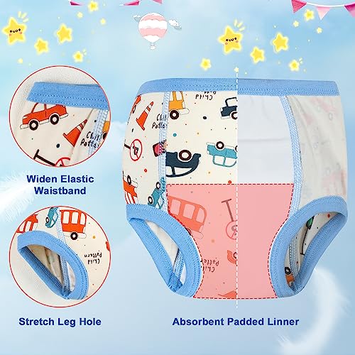 Image of MooMoo Baby Training Underwear for Boys and Girls Absorbent Toddler Training Pants for Girs 2T-7T