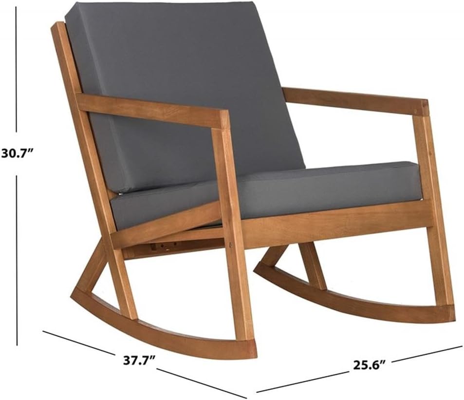 Pemberly Row Outdoor Rocking Chair, Classic Silhouette, Gentle Rocking Motion, Timeless Appeal, Versatile Design for Living Rooms, Nurseries, Porches, and Cozy Reading Corners, Durable Comfortable