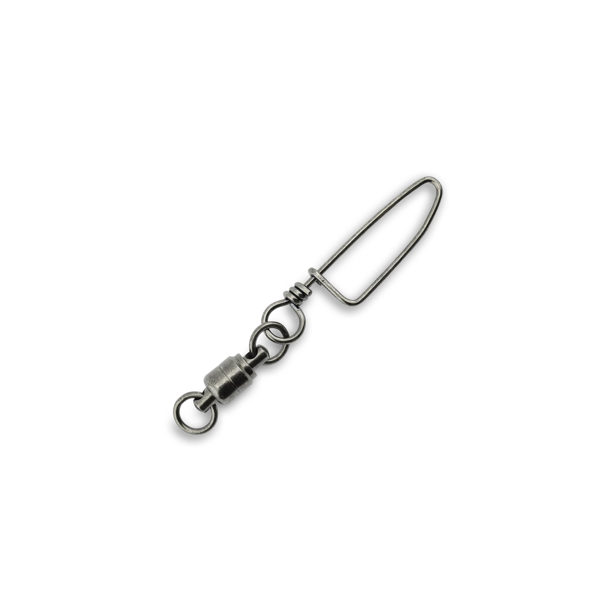American Fishing Wire Black Ball Bearing Snap Swivels (50 pezzi), misura 2, test 44 pound
