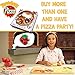 Stretcheez Pizza - Play Food for Kids - Stretchy Pretend Food & Toppings - Mix & Match - Collect Them All - Works with Role Play Kitchens - Twelve Assorted Sets Available for Boys & Girls