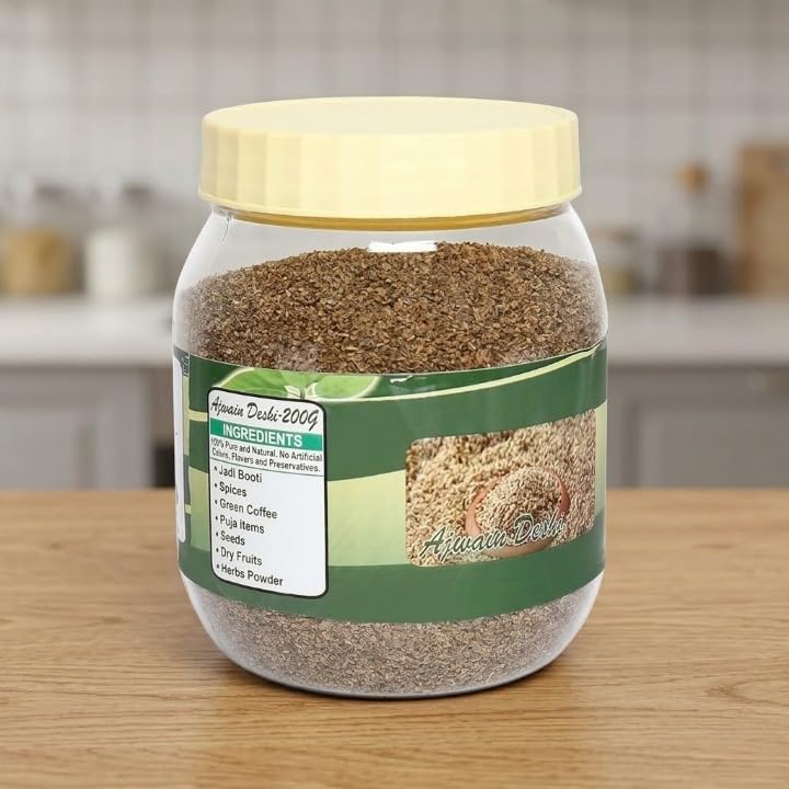 Ajwain Carom, Spices Ajwain (200gm),Aromatic Digestive Spice, Naturally Sourced.
