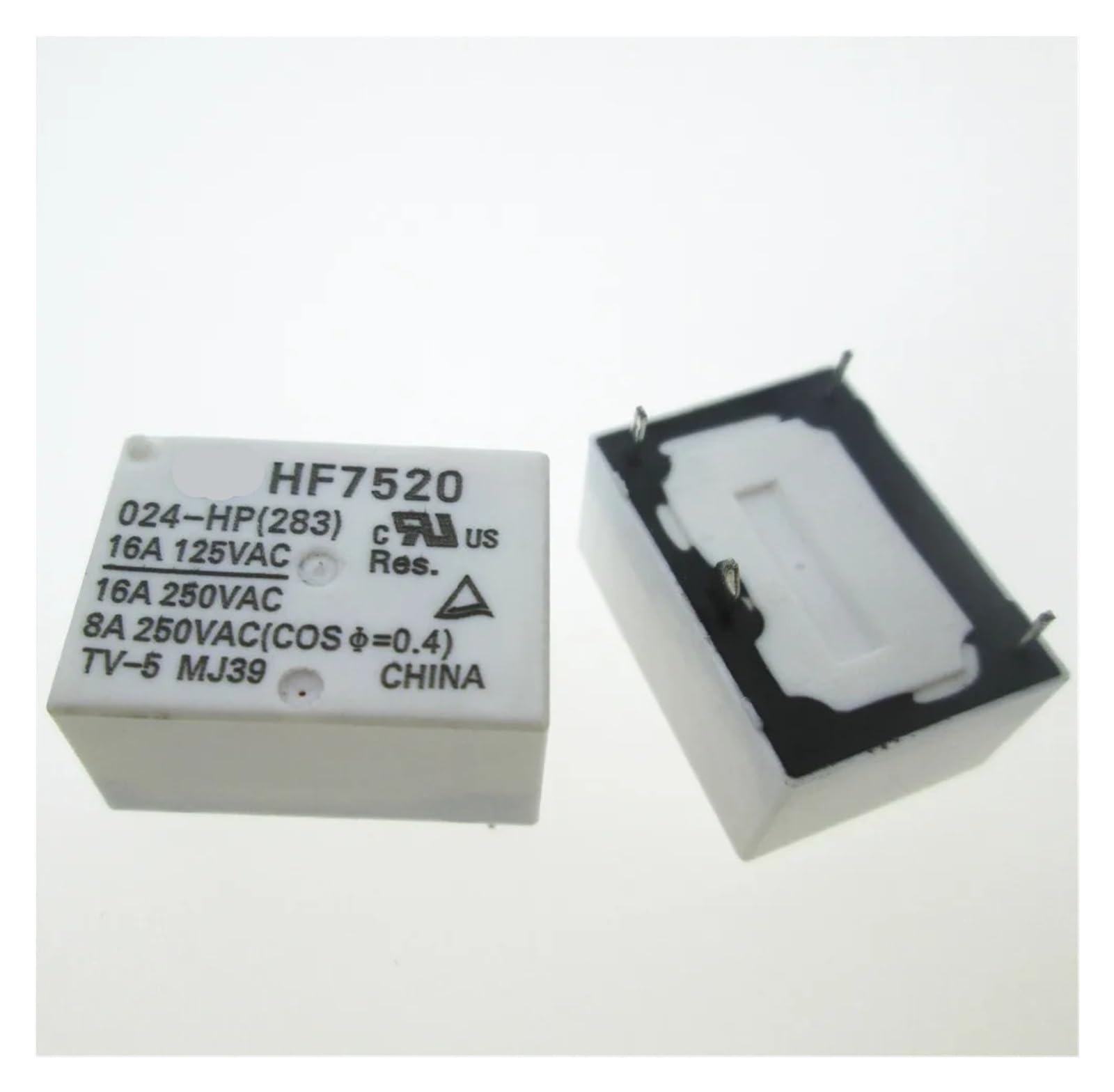 OSHZIKJII Relay HF7520 024-HP HF7520-024-HP 24V 24VDC DC24V 16A 250VAC 4PIN(10PCS)