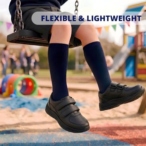 Image of French Toast Boys Dress Shoes Casual Strap Uniform School Shoes for Boy Sizes 5-10 Toddler / 11-12 Little Kid