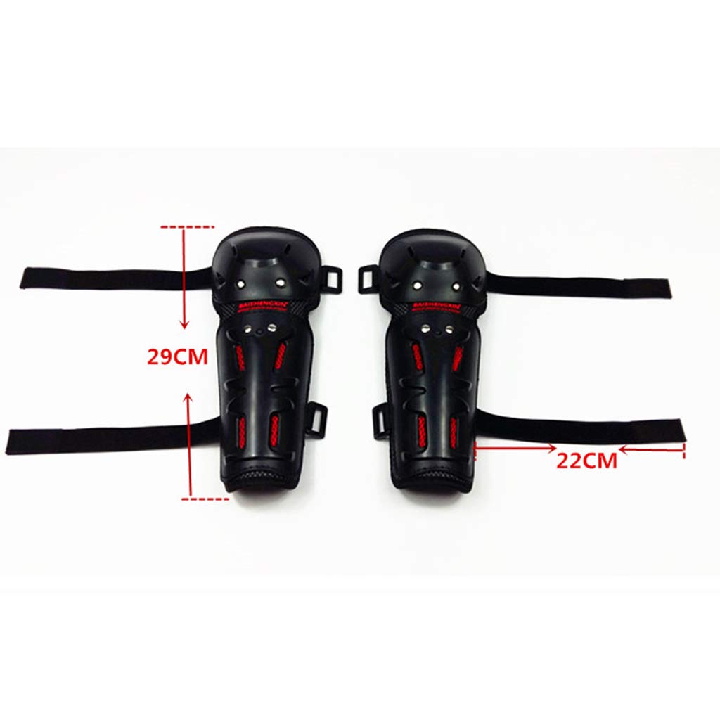 2x Ginocchiere All' / Protezioni Ginocchiere Per Adulti + Gomiti Da Moto