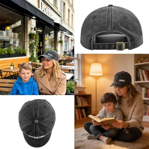 Gorro estampado ajustable para mujer miniatura 4