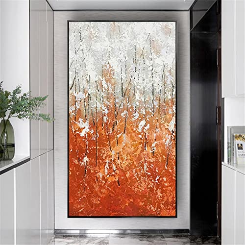 Peinture sur toile 100 x 200 cm pour habiller un grand mur blanc