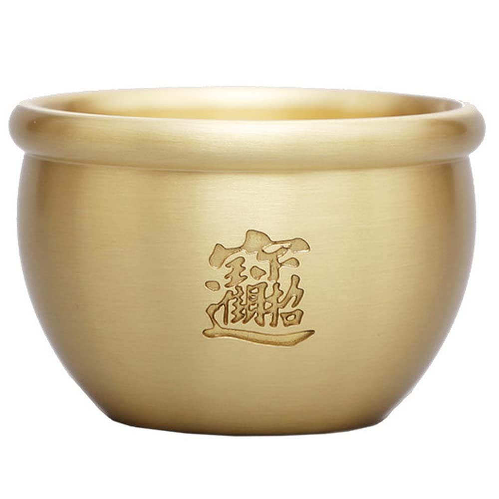 Brûleur d'encens bol au trésor cuivre 7cm XIALON décoration maison feng shui