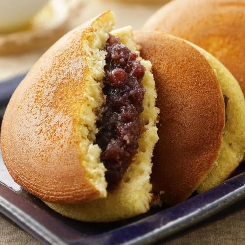 Tea Soul | Dorayaki Ripieni di Fagioli Rossi - 165g - Deliziosi Pancake Giapponesi con Cuore Morbido e Gustoso - Perfetti per una Golosa Pausa