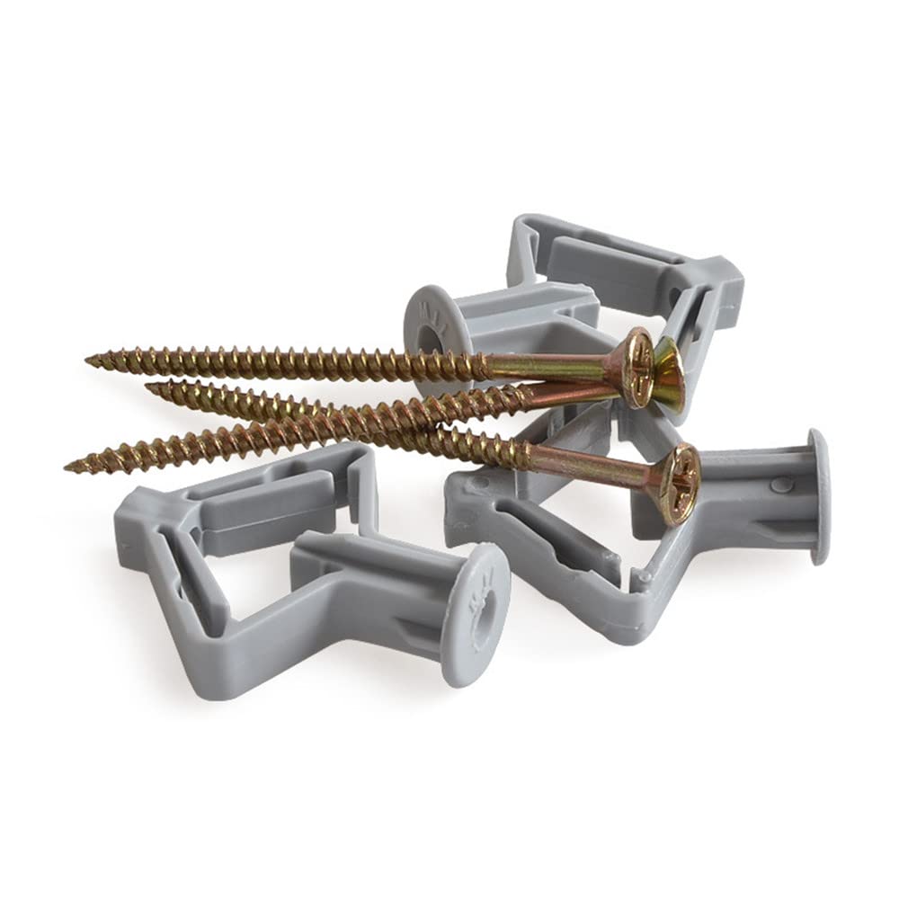 DC VOLTAGE Lot De 50 Chevilles Et Vis Murales 10 Mm X 120 Mm - Vis De