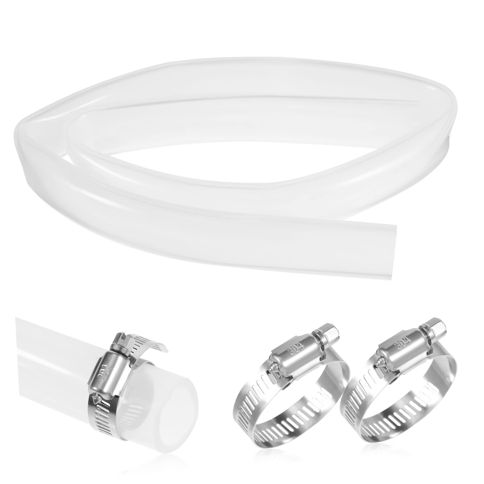 UTHCLO Home Brewing Silicone Tube Kit Plastic Hose Vinyl Tubing Flexible Drain Hose Industrial Quality Durable