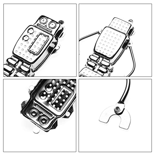 Wsere Tea Infuser With Chain And Drip Tray, Extra Fine Mesh Stainless Steel Tea Strainer & Steeper(Robot) #TOP2