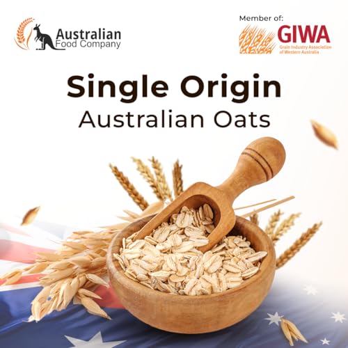 Image of Australian Food Company Rolled Oats (1.2 Kg)| High Protein, High Fiber (Beta-Glucan) |100% Australian Origin| Whole Grain Breakfast Oats | No Added Sugar