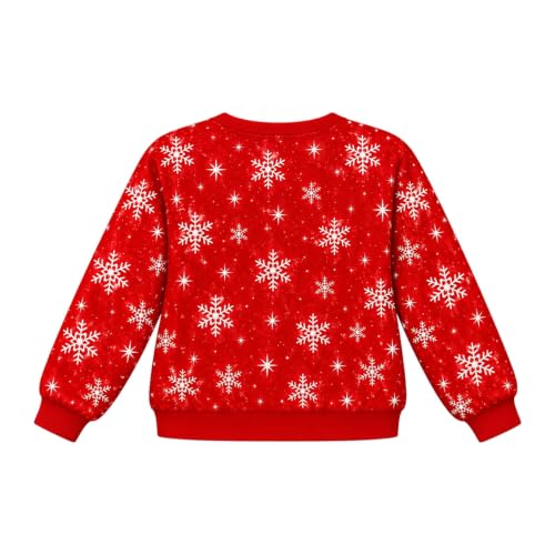 Christmas Sweatshirts for Women Funny 3D Boobs Print Pullover Ugly Xmas Top - image 4