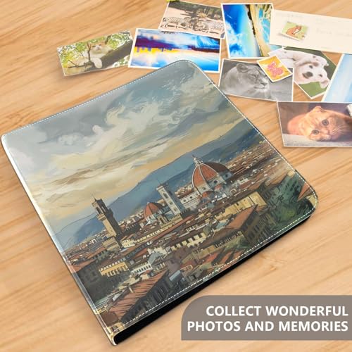 Álbum de fotos ALAZA con paisaje urbano de Florencia, Italia, cubierta de poliuretano, encuadernación de anillas, para bodas, viajes y recuerdos familiares miniatura 4