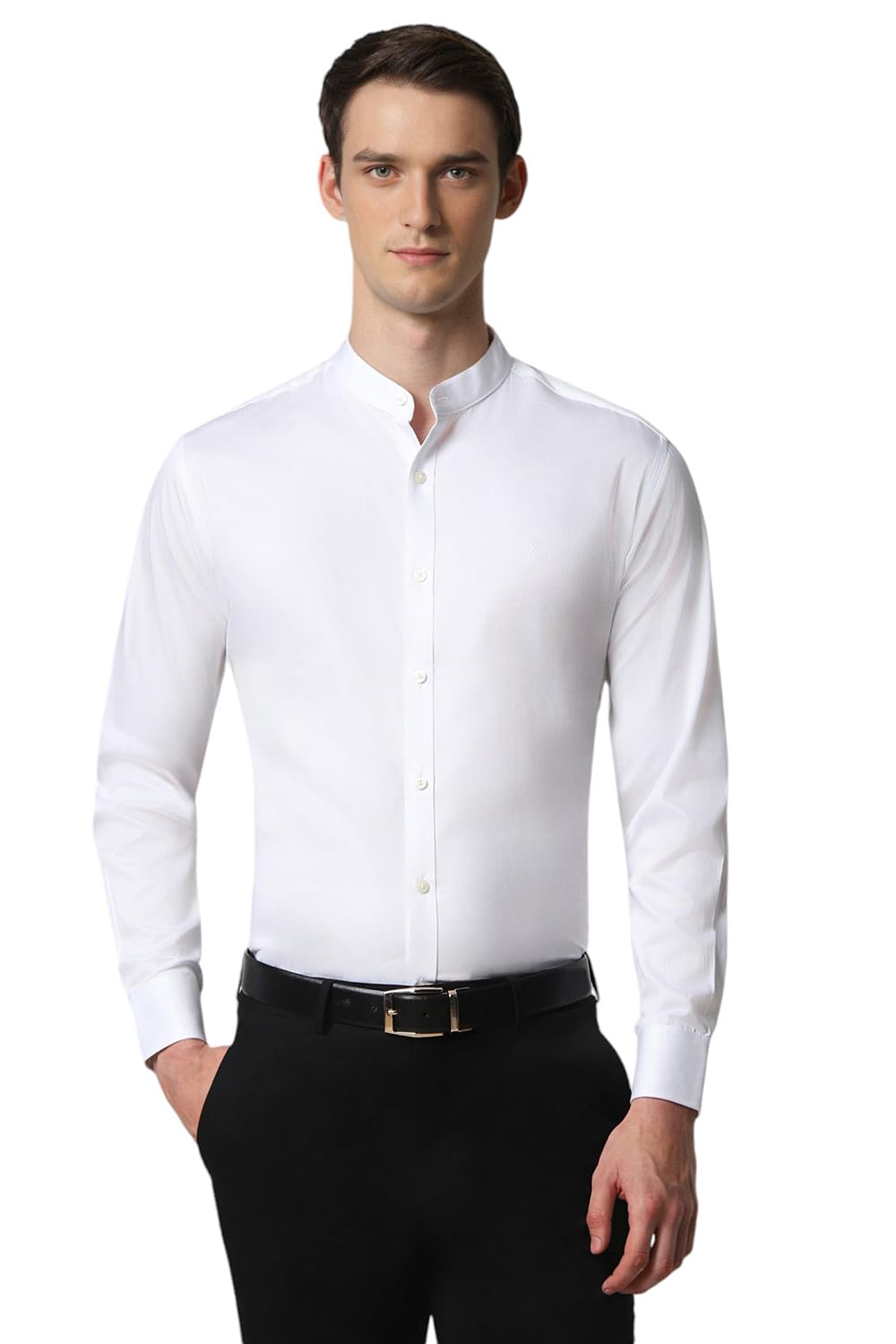 van heusen Men's Solid Slim Fit Shirt-picture-35