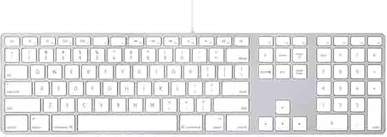 PC周辺機器 Apple - apple keyboard mba110LL/B Amazon.com: Apple Wired Keyboard with Numeric Keypad