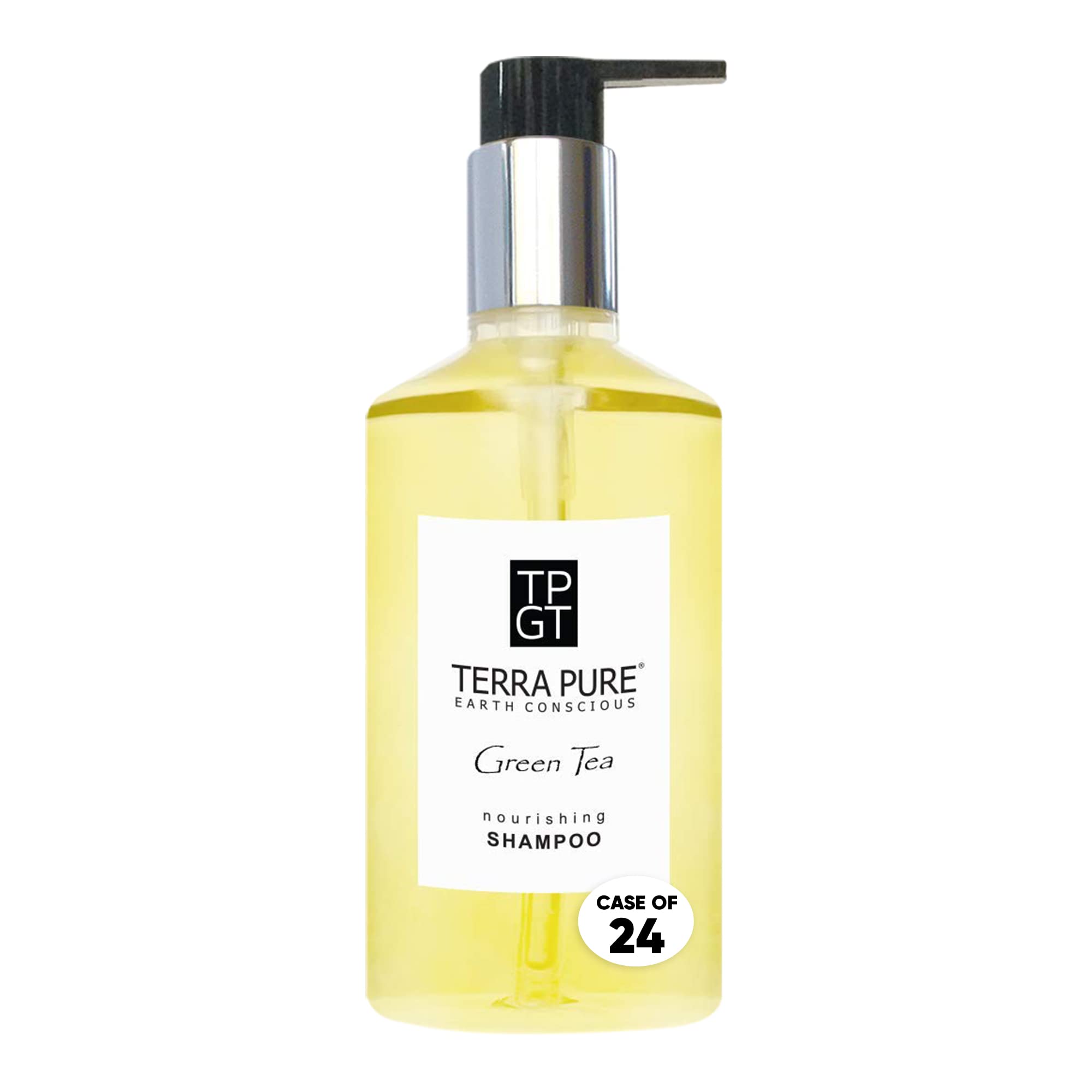 Terra PureGreen Tea Shampoo, 10.14 oz. With Organic Honey And Aloe Vera (Case of 24)