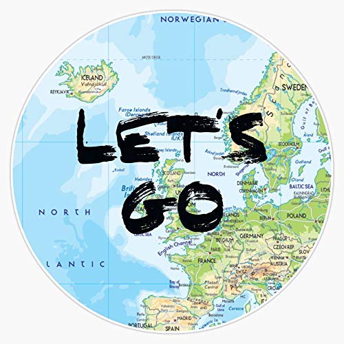 Europe Map Travel Decal - Wanderlust Backpacking Sticker