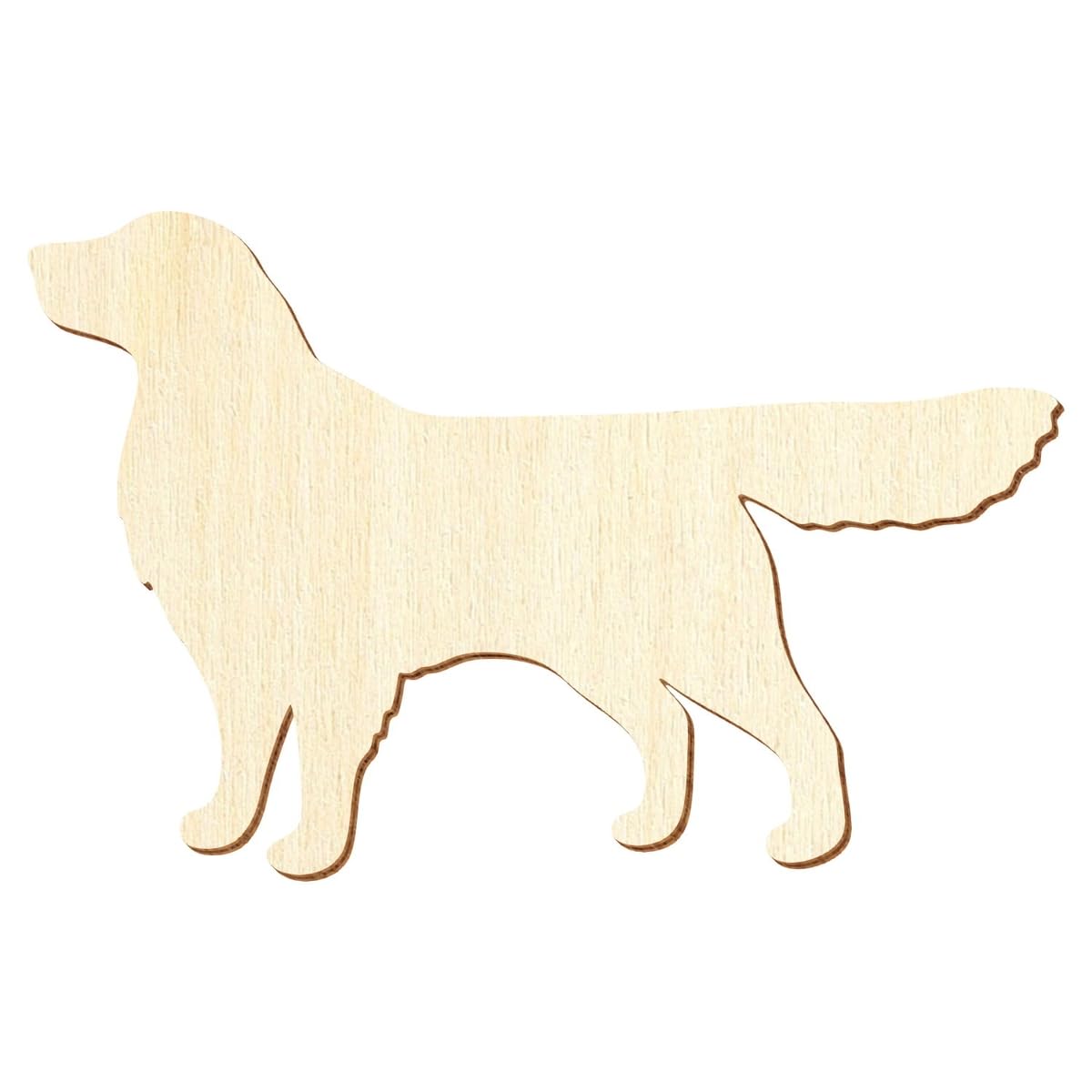 Holz Golden Retriever - Deko Basteln 3-50cm, Größe:50cm, Pack mit:1 Stück