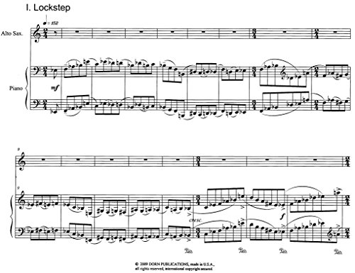 Fantasy in Six Continuous Movements for Alto Saxophone and Piano by Mike D'Ambrosio
