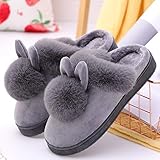 Lomelomme Hausschuhe Damen Herren Winter Pantoletten Plüsch Winterschuhe Baumwolleschuhe Sale Schafwolle Hausschuhe Filzpantoffeln Slippers Pantoffeln Flauschige Memory Hüttenschuhe Schlappen
