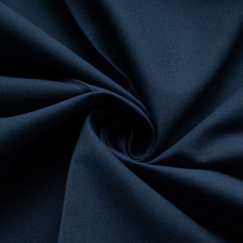 KIYOHARA シーチング 生地 約89cm×1mカット Col.522 ネイビー系 #6200C-1