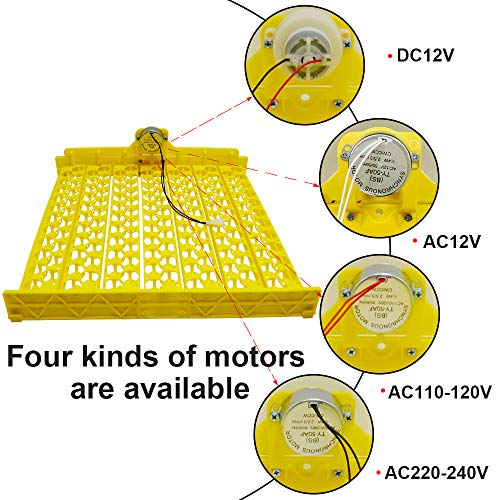 Eierbrüter automatisch 154 Kunststoff Ei Huhn Schlüpfmaschine Brutmaschine Brutmaschine mit 220 V Auto Turn Motor – Bild 4