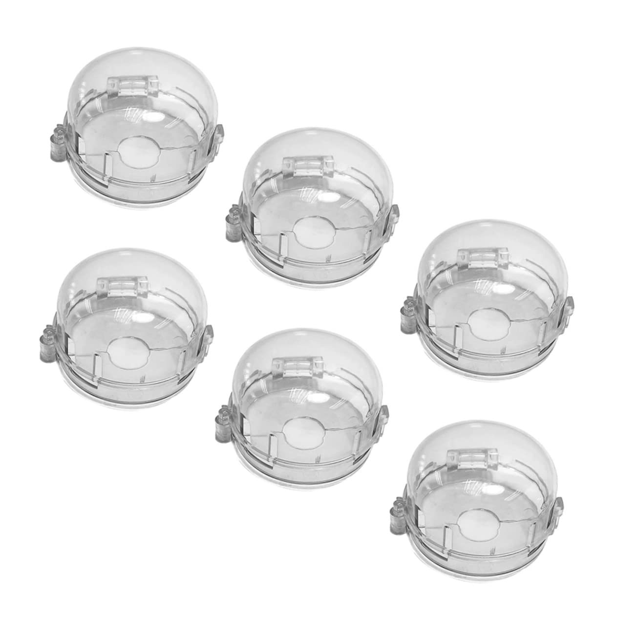 Toddmomy 6Pcs Safety Gas Stove Knob Covers Heat Resistant Kitchen Gadgets to Prevent Accidental Ignition Durable Design for Protection