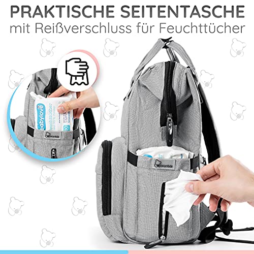 Brombär Wickelrucksack in verschiedenen Farben (Grau) – Bild 6