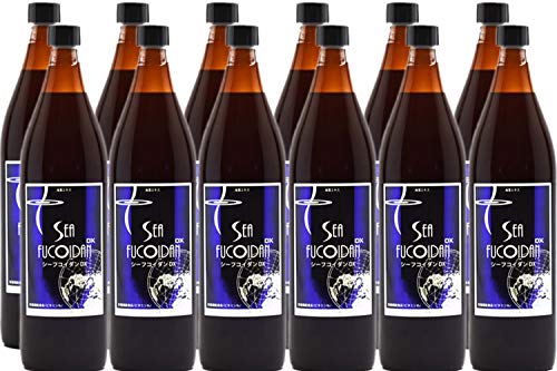 Sea Fucoidan DX 900 ml × 12 Botellas sin azúcar con vaso medidor miniatura 1