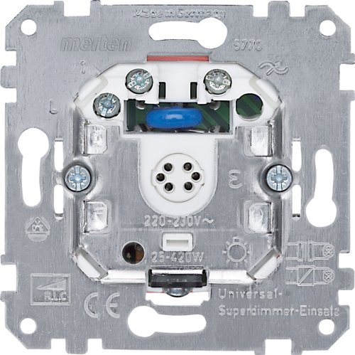 Preisvergleich Produktbild Merten 577099 Universal-Superdimmer-Einsatz, 25-420 VA