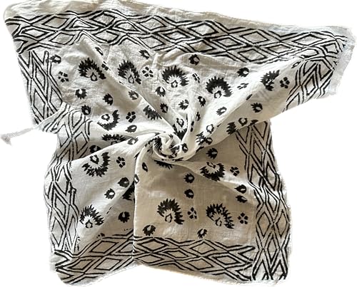 CottonBlock print bandana Organic Cotton Bandana Moselle, Bandana Scarf, Paisley Design Scarf, Vibrant Color, High-Quality, Winter Scarf, Unique Design 100% cotton premium quality bandana3
