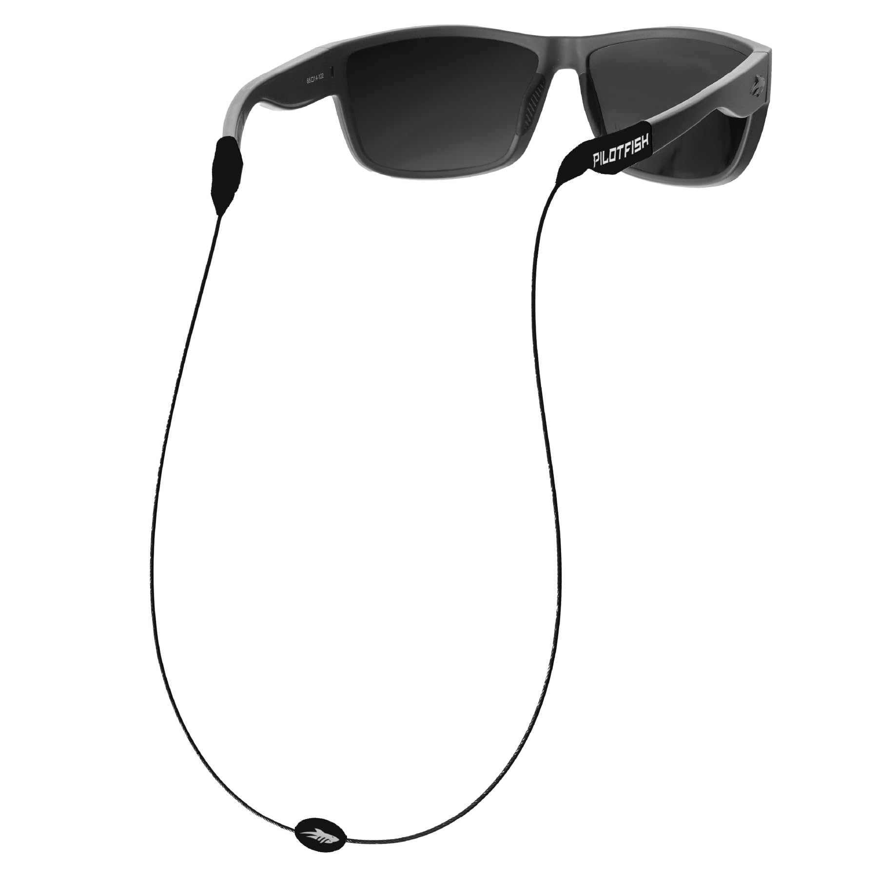 Pilotfish Correa de alambre para gafas de sol, retenedor de gafas sin cola, soporte seguro para deportes y exteriores, El original, 56 cm