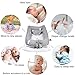 Mooedcoe Baby Nest with Extra Pillow, 0-28 Months Baby Lounger Newborn Baby Cribs Bassinet Co Sleep Portable Bed 100% Cotton Soft Mattress