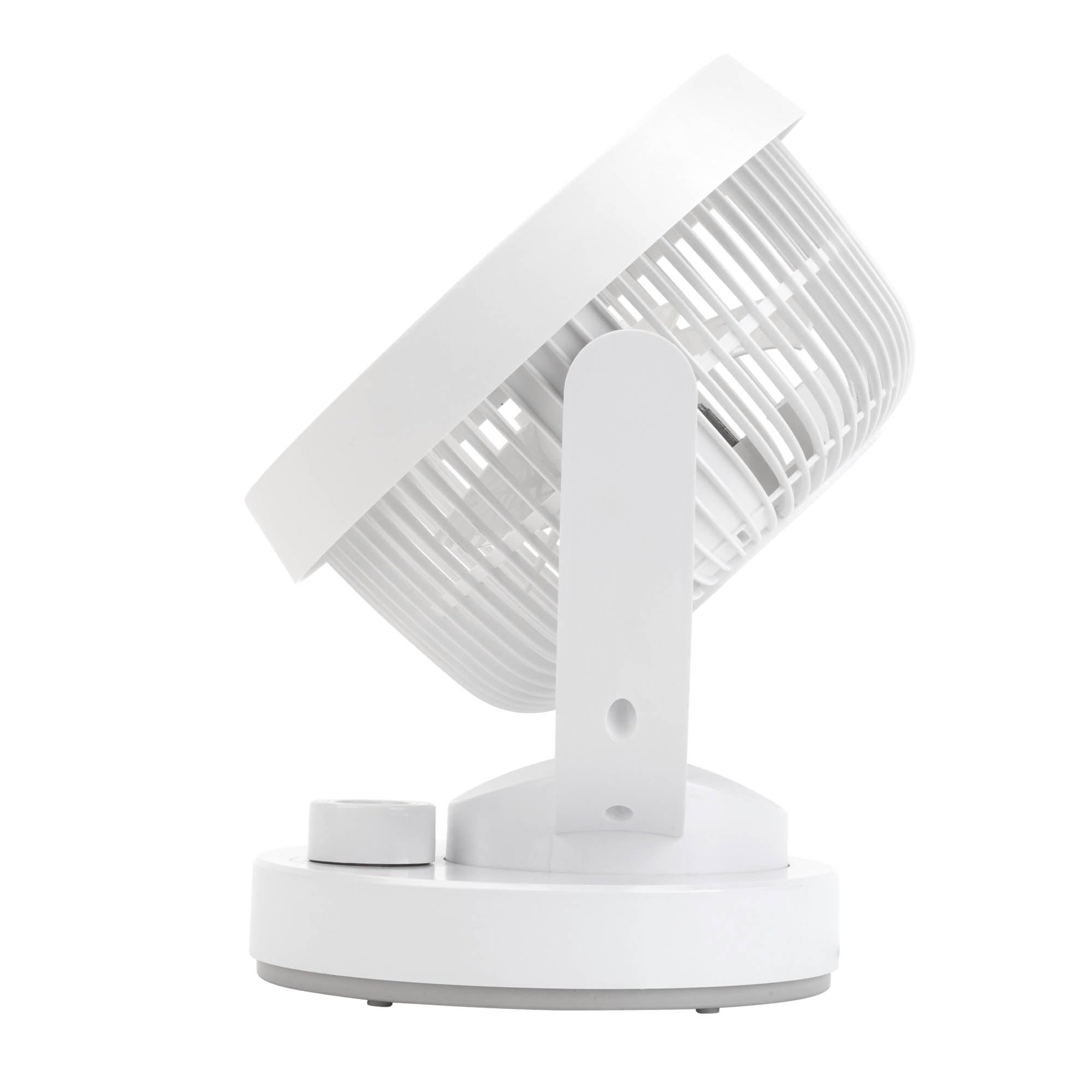 JATA JVCA1815 - Circulador de Aire Compacto 40 W, Ventilador Potente Silencioso, 3 Velocidades, Oscilación Automática, Cabezal Inclinable 90º, Alto Caudal 1444 m³/h