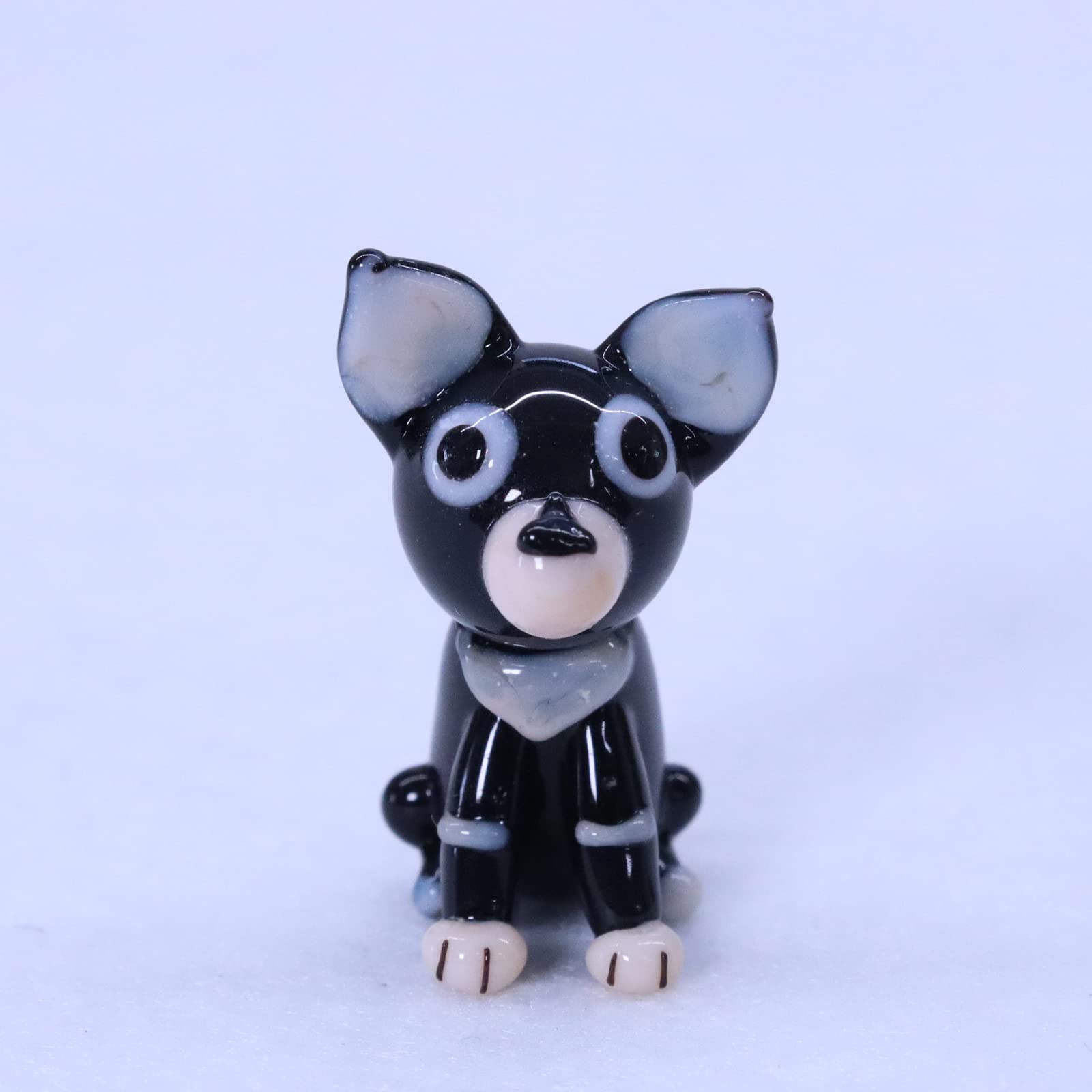 Amazon.co.jp: かわいらしい ガラス細工 ワンちゃんシリーズ