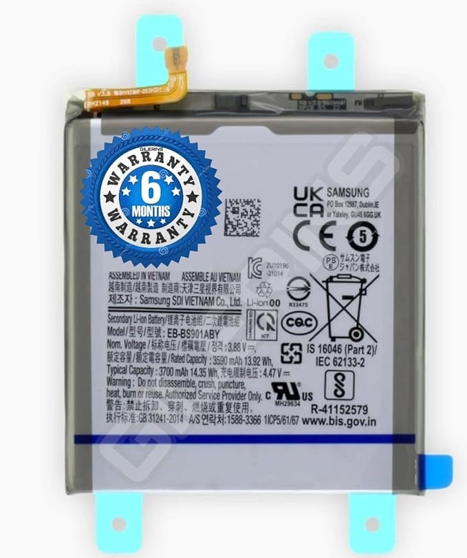Image of Original EB-BS901ABY Battery for Samsung S22 5G SM-S901B Battery with 6 Month Warranty (Original Battery 28)